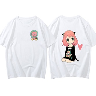 เสื้อยืด พิมพ์ลายการ์ตูนกราฟฟิค Kawaii Spy X Family น่ารัก สําหรับเด็กผู้หญิง