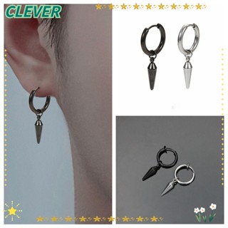 Clever ต่างหูสตั๊ด สเตนเลส พร็อพเครื่องประดับ DIY สําหรับผู้ชาย