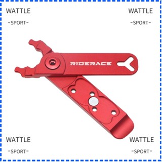 Wattle คีมเชื่อมต่อโซ่จักรยาน อเนกประสงค์ สีดํา สีแดง