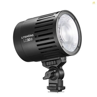 Banana_pie Godox LC30D Litemons โคมไฟ LED 33W พลังงาน 5600K หรี่แสงได้ 8 FX CRI95+ TLCI96+ สําหรับถ่ายภาพ ขนาดเล็ก