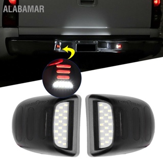 ALABAMAR 2 ชิ้นใบอนุญาตไฟ 18 LED เลขทะเบียนโคมไฟ 12V 22794700 เหมาะสำหรับเชฟโรเลต Silverado 1500 2500 3500