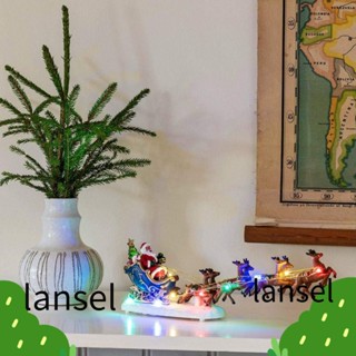 Lansel ฟิกเกอร์เรซิ่น รูปคริสต์มาส สําหรับตกแต่งบ้าน สวน