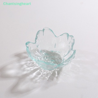 &lt;Chantsingheart&gt; จานแก้ว ขนาดเล็ก สไตล์นอร์ดิก สีทอง สําหรับใส่ซอส ไอศกรีม ผลไม้ ซาลา ลดราคา