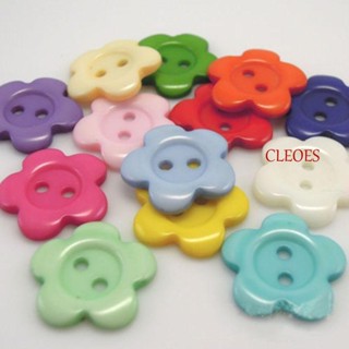 Cleoes กระดุมเรซิ่น 100 ชิ้น สําหรับงานฝีมือพิเศษ