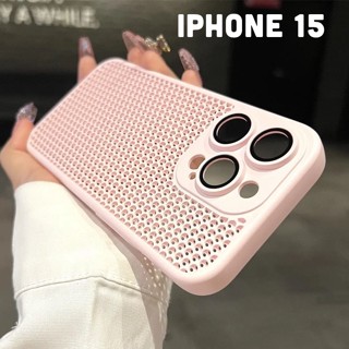 เคสโทรศัพท์มือถือ PC แบบแข็ง ป้องกันเลนส์กล้อง ลายรังผึ้ง สําหรับ iPhone 15 14 13 12 11 Pro Max 14 15 Plus 15 Ultra