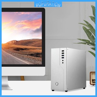 Pop เคสคอมพิวเตอร์ ขนาดเล็ก FH01 ITX HTPC สําหรับเคส USB 3 0