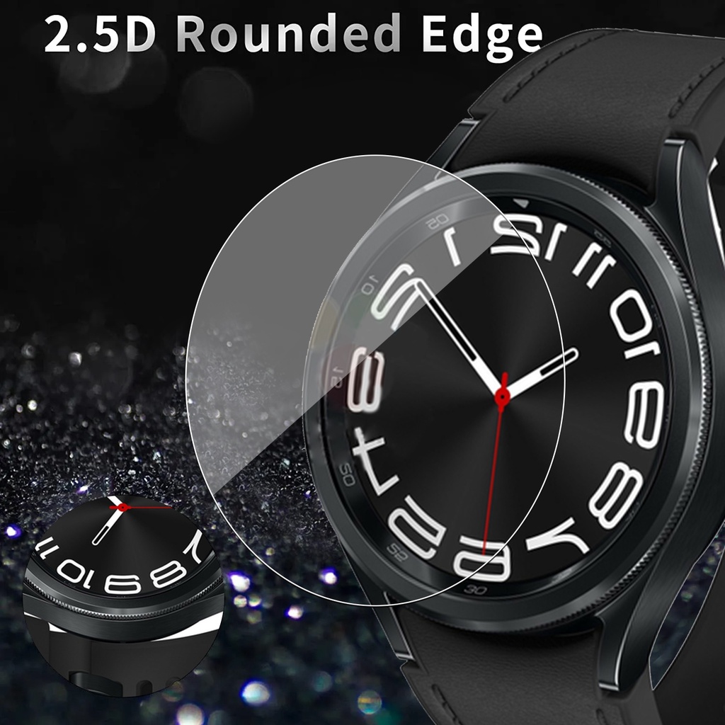 ฟิล์มกระจกนิรภัยกันรอยหน้าจอ 2.5D สําหรับ Samsung Galaxy Watch 6 Classic 43 มม. 47 มม. 40 มม. 44 มม. - รูปที่ 5