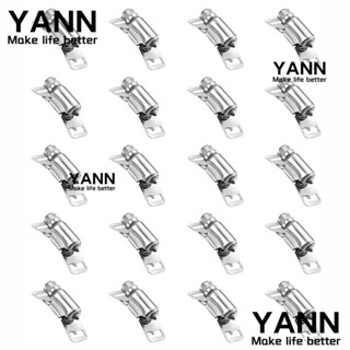 Yann1 แคลมป์รัดท่อหนอน สเตนเลส 304 สีเงิน DIY 20 ชิ้น