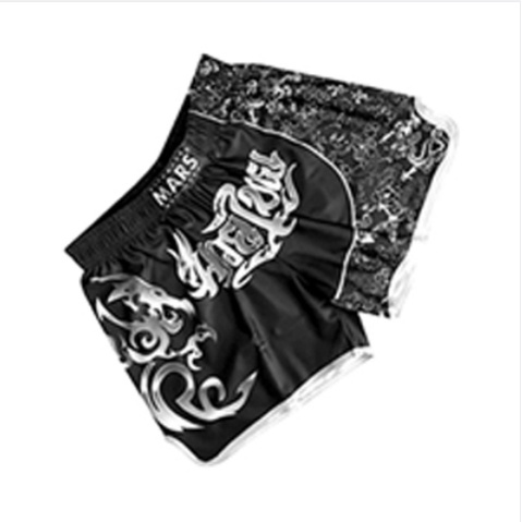 ใหม่ กางเกงชกมวย + กางเกงขาสั้นมวยไทย + กางเกงมวยไทย MMA Combat Fighting Fitness & UFC Competition สําหรับผู้ชาย และผู้หญิง - รูปที่ 4