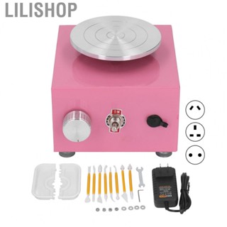 Lilishop polymer  tools Mini Pottery Wheel Vivid Pink Stable Turntable Compact Size