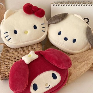 กระเป๋าใส่เหรียญ กระเป๋าเครื่องสําอาง ลายการ์ตูน SANRIO SANRIO น่ารัก