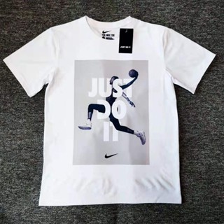 เสื้อยืดแขนสั้นNike เสื้อยืดลําลองแฟชั่นสําหรับผู้ชายแขนสั้นคอก ลมเหมาะกับการเล่นกีฬา sportS-5XL