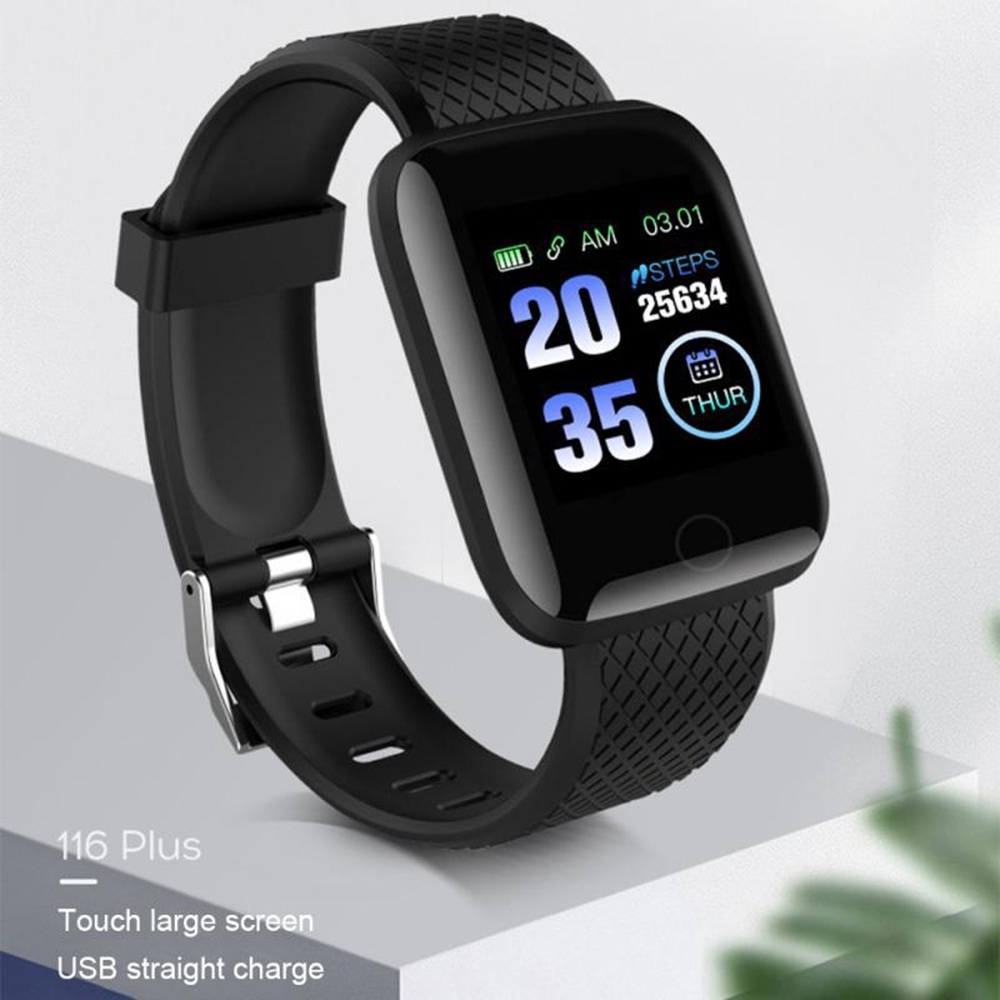 116plus Bluetooth Smartwatch สร ้ อยข ้ อมือสมาร ์ ทสายรัดข ้ อมือ D13 Heart Rate ความดันโลหิต Pedometer นาฬิกาฟิตเนส 116 Plus Fitpro