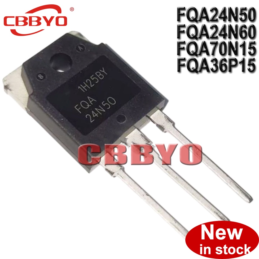มอสเฟต FQA24N50 24N50 FQA24N50F TO-3P FQA24N60 24N60 FQA70N15 70N15 FQA36P15 36P15 5 ชิ้น