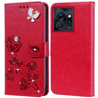 เคสโทรศัพท์มือถือหนัง ซิลิโคน พิมพ์ลายดอกกุหลาบ ลายนูน สําหรับ Infinix Zero Ultra 5G X6820