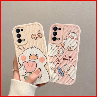 เคส oppo Reno 5 5G ใหม่ น่ารัก น้ํา ระลอก เลนส์ รวมทุกอย่าง เคสโทรศัพท์ TPU สําหรับ  HTX