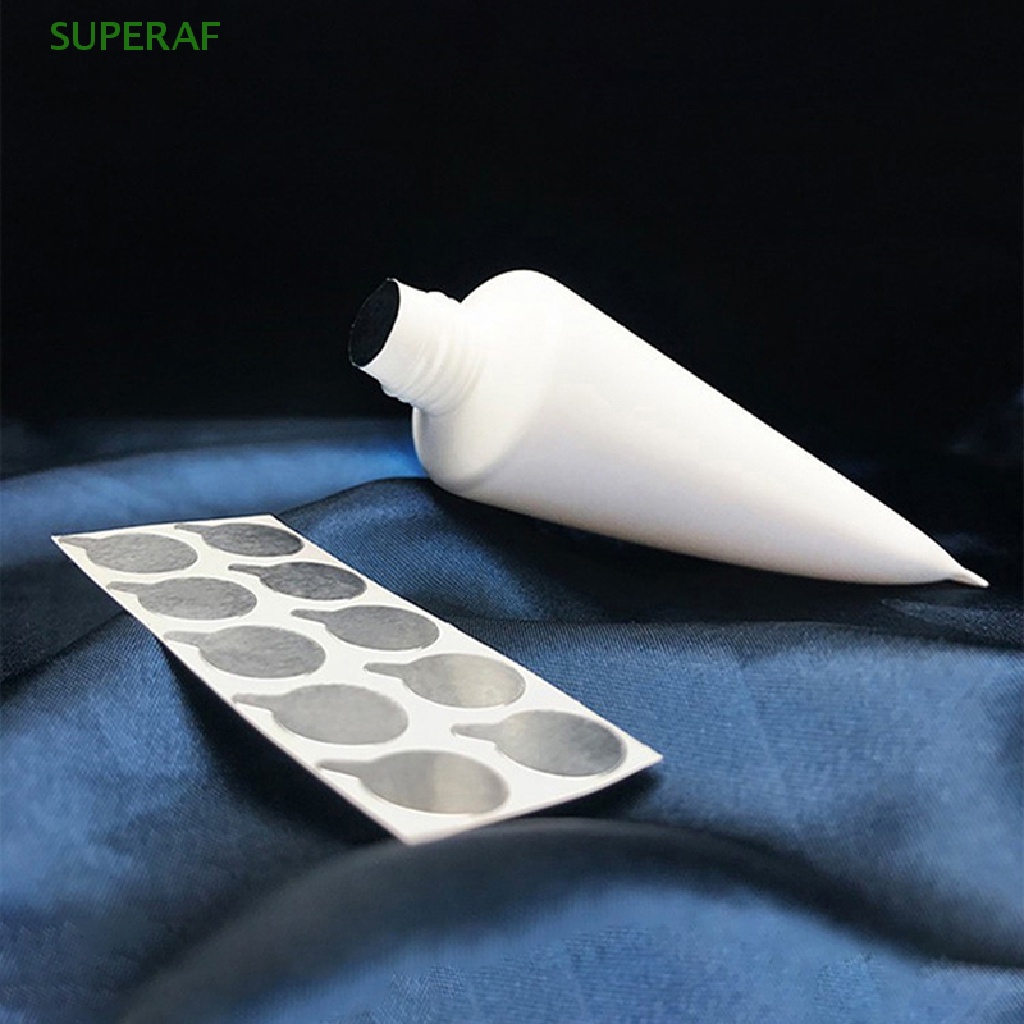 Superaf ขายดี สติกเกอร์ฟอยล์อลูมิเนียม ปิดปากหลอดนิ่ม 2 ชุด - รูปที่ 2