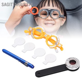 Sagittarius314 7Pcs Optical Phoria Tester Ophthalmic Recessive Strabismus เครื่องมือทดสอบ 0 ถึง 20 Diopters