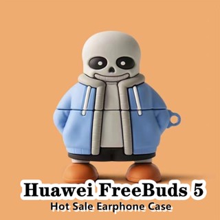 【imamura】เคสหูฟัง แบบนิ่ม ลายการ์ตูน สําหรับ Huawei FreeBuds 5 Huawei FreeBuds 5