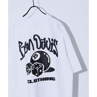 เสื้อยืดแขนสั้น พิมพ์ลายลูกเต๋า BEN DAVIS FREAKS STORE BALL สีดํา 8 ลูกเต๋า