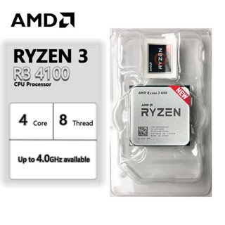 โปรเซสเซอร์ CPU AMD Ryzen 3 4100 R3 4100 3.8 GHz 4-Core 8-Thread 100-000000510 ซ็อกเก็ต 65W AM4