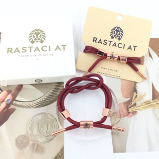 RASTAClAT สร้อยข้อมือหนัง Knot ผ้าบาติกหนังไวน์แดงพร้อมสร้อยข้อมือหนังกล่องพรีเมี่ยมสําหรับผู้ชายและผู้หญิงสร้อยข้อมือคู่ของขวัญวันเกิด