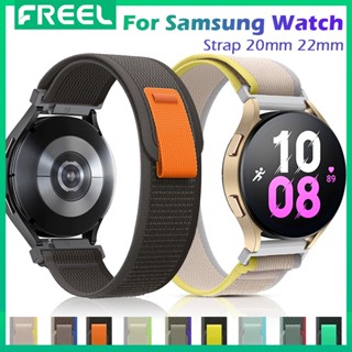 สายนาฬิกาข้อมือไนล่อน 20 มม. 22 มม. สําหรับ Samsung Galaxy watch 4 5 pro 45 มม. 44 มม. 40 มม. Gear S3 Active 2 HUAWEI watch gt 2 3 pro amazfit gts 2 bip u