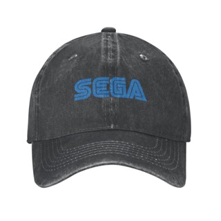 หมวกกีฬา หมวกคาวบอย ลายโลโก้ Sega สไตล์คาวบอย