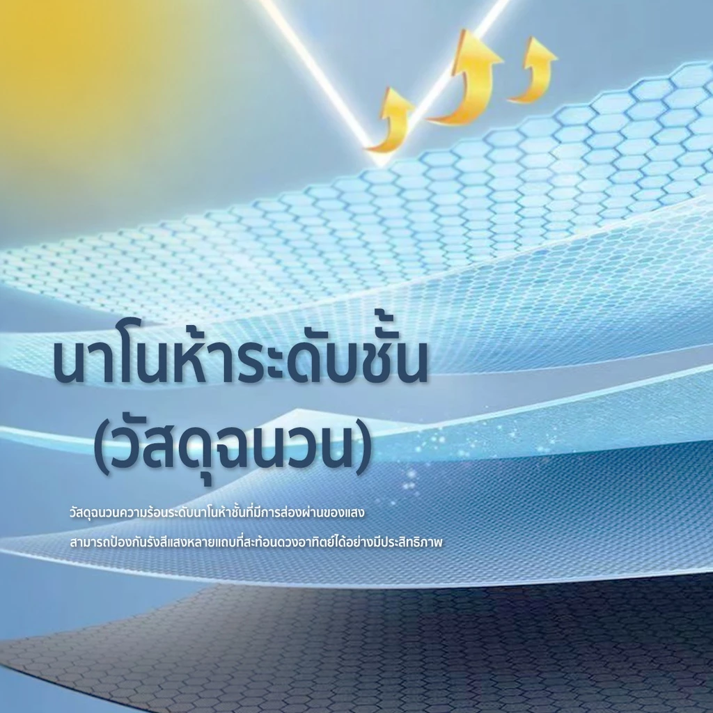 ร่มอัตโนมัติ สีพื้น กันฝนกันแดด กันUV น้ำหนักเบา thumbnail 5