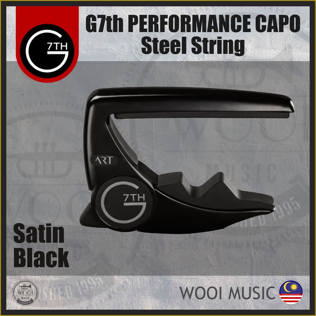 G7th Performance 3 Guitar Capo - Satin Black