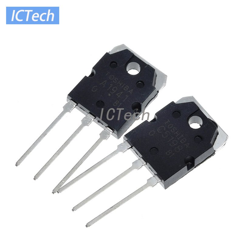 ทรานซิสเตอร์ 2SA1941 & 2SC5198 TOSHIBA A1941 C5198 TO3P TO-3P 2 คู่