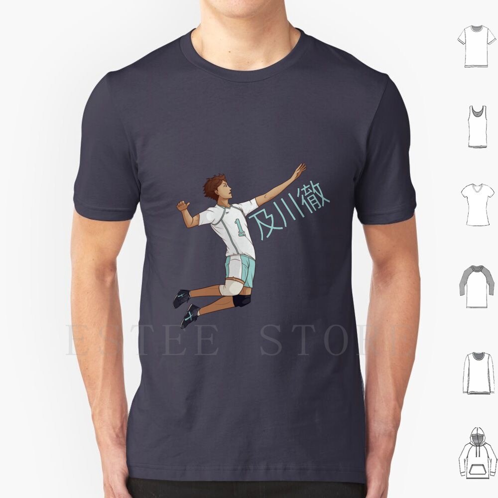 GOOD TY[COD]พร้อมส่ง เสื้อยืดแขนสั้น พิมพ์ลาย Oikawa Tooru Jump Serve With Name Oikawa Tooru Oikawa 
