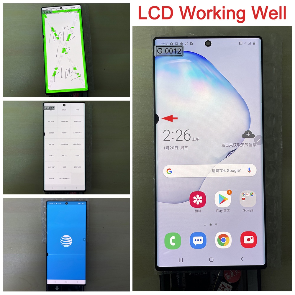 พร้อมส่ง หน้าจอสัมผัส LCD สําหรับ Samsung Galaxy Note 10 plus Note10+ N975F SM-N9750