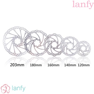 Lanfy ดิสก์เบรกโรเตอร์ 120/140/160/180/203 มม. 6 Bolt สําหรับจักรยานเสือภูเขา