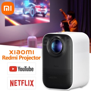 Xiaomi Redmi โปรเจคเตอร์ 150Ansi Lumens 1.5+8GB Native ความละเอียด 1080P Dual 5G WIFI คีย์สโตน ไร้สาย แก้ไข