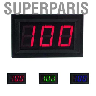 Superparis Digital Voltmeter 0.56in 3 Wire Voltage Meter Tester  Display 0‑100V Accessory