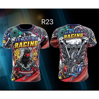 เสื้อกีฬาแขนสั้น ลาย JENTERA RACING สําหรับผู้ใหญ่