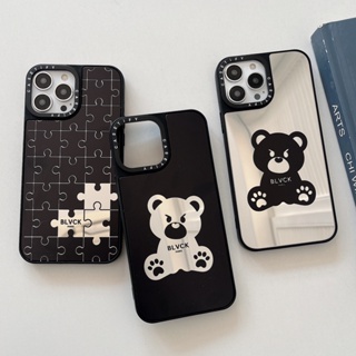 เคสโทรศัพท์มือถือกระจก กันกระแทก แบบเต็มเครื่อง ลาย BLVCK สําหรับ Samsung Galaxy S23 Ultra S22 Plus S21 FE S20 Note20 Ultra