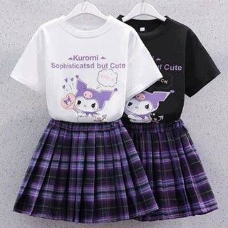 ❤พร้อมส่ง❤ ชุดเด็กหญิง เสื้อ+กระโปรง งานน่ารักสวยๆ  ชุดเดรสเด็กผู้หญิง 5-15ขวบ T251