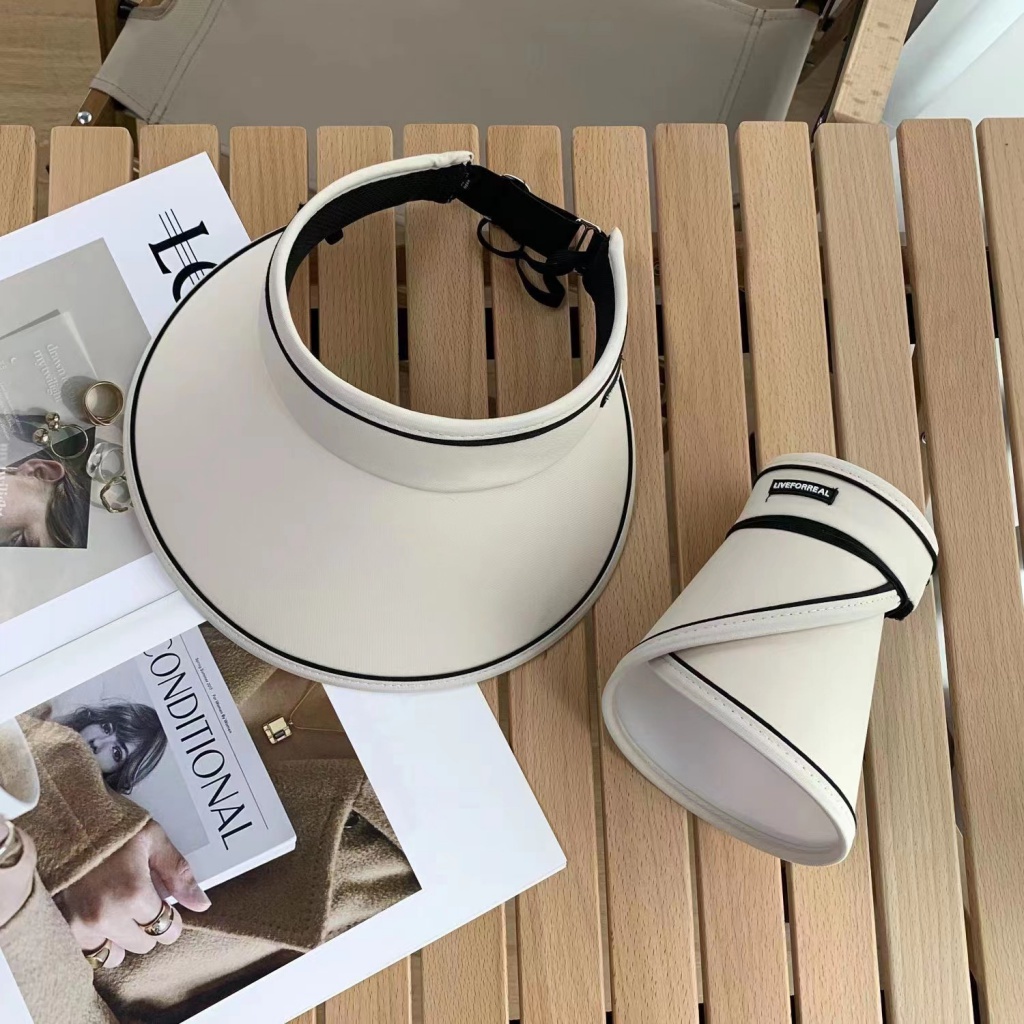 หมวกปีกกว้าง ป้องกันแดด สามารถพับได้ สีแคนดี้ เข้ากับทุกการแต่งกาย แฟชั่นฤดูร้อน สําหรับผู้หญิง 2023