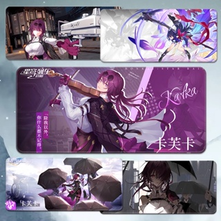 Honkai: Star Rail mouse pad Kafka oversized Seele anime and manga game peripheral keyboard pad table mat custom แผ่นรองเมาส์ คีย์บอร์ด