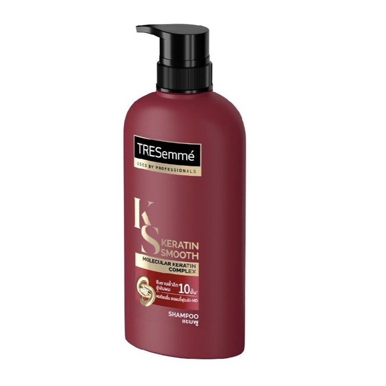 เทรซาเม่ แชมพู เคราติน สมูท สีแดง (TRESemme Shampoo Keratin Smooth Red 450 ml.)