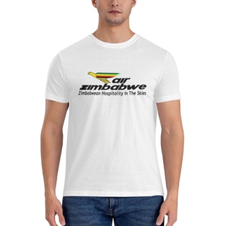 เสื้อยืด พิมพ์ลาย Air Zimbabwe Zimbabwean Hospitality In The Skies สําหรับผู้ชาย