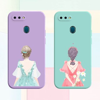 เคส OPPO A5S เคส OPPO A12 เคส OPPO A7 2018 เคสโทรศัพท์ ซิลิโคนเหลว เคสนิ่ม CSF_A