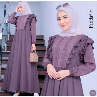 ชุดเดรส Farida Gamis Tille Malika พรีเมี่ยม สําหรับปาร์ตี้มุสลิม