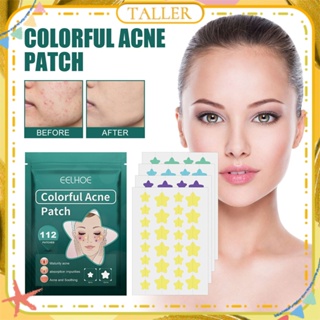 ✧ Ready Stcok Eelhoe 112 Patches Star Pimple Acne Patch Fade Acne Imprint Relieve Pain Moisturizing Facial Skin Breathable Invisible Paste การดูแลใบหน้าสูง