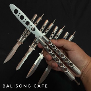 มีด Balisong มีดควง บาลิซอง ตระกูลBM Mirror B แถมซองผ้า พร้อมส่งฟรี