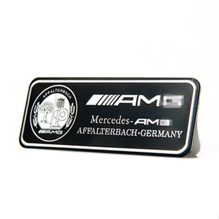 พร้อมส่ง สติกเกอร์โลหะ ลายโลโก้ Benz AMG ป้องกันรอยขีดข่วน สําหรับรถยนต์ W220 W221 CLS A45 C300 C43 C53 C63