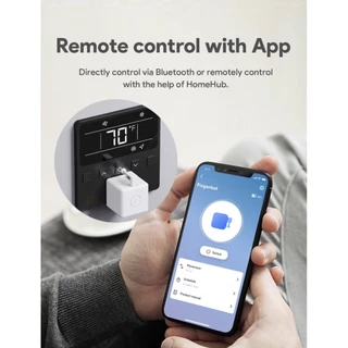Adaprox สวิตช์แขนโรบอท Zigbee สำหรับกดเปิดปิดเครื่องใช้ไฟฟ้า ตั้งเวลาผ่านแอป สั่งเสียง Google Home,Alexa