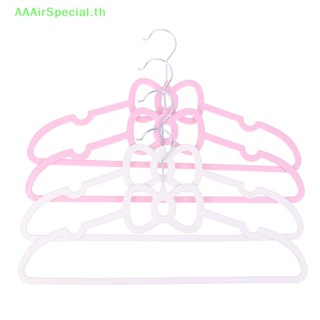 Aaairspecial ไม้แขวนเสื้อ ABS ลายหัวใจ ทนทาน สําหรับแขวนเสื้อโค้ท 10 ชิ้น